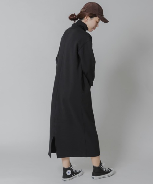 URBAN RESEARCH Sonny Label（アーバンリサーチサニーレーベル）の「裏起毛スウェットタートルワンピース（ワンピース・レディース・ブラック/ネイビー/ブラウン・FREE）」の16枚目の写真