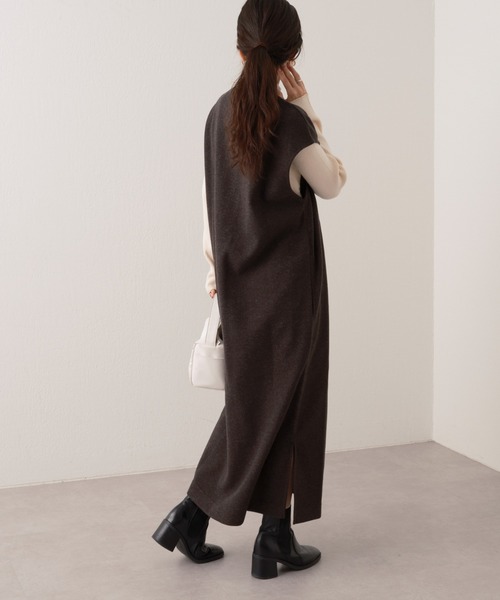 CIAOPANIC TYPY(チャオパニックティピー)の「メルトンセットワンピース(ワンピース・レディース・チャコールグレー/グレー/アイボリー・ONE SIZE)」の19枚目の写真