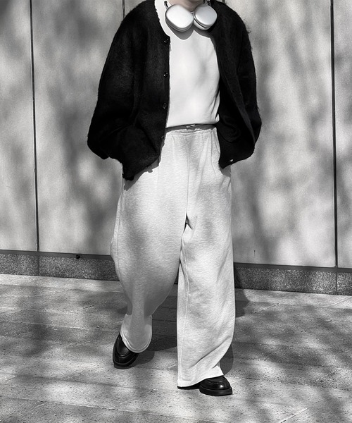 CALLNE（カルネ）の「【CALLNE】Minimal Halfsleeve Tee /ミニマル ハーフスリーブT（Tシャツ/カットソー・メンズ・ブラック/ホワイト/ライトグレー・M/L）」の4枚目の写真