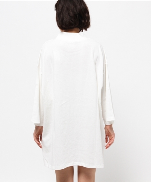 CIAOPANIC（チャオパニック）の「【Ciaopanic】　ハイネックBIGT-OP（ワンピース・レディース・ブラック/アイボリー/グレー・FREE）」の6枚目の写真