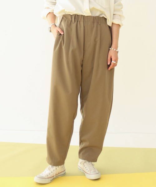 CRAFT STANDARD BOUTIQUE（クラフトスタンダードブティック）の「T/Rフリーバルーンパンツ（その他パンツ・メンズ・ダークブルー/グレイッシュベージュ/ブラック/アイボリー/モカ/カーキ/チャコールグレー・FREE）」の6枚目の写真