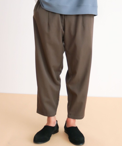 CRAFT STANDARD BOUTIQUE（クラフトスタンダードブティック）の「T/Rフリーバルーンパンツ（その他パンツ・メンズ・ダークブルー/グレイッシュベージュ/ブラック/アイボリー/モカ/カーキ/チャコールグレー・FREE）」の5枚目の写真