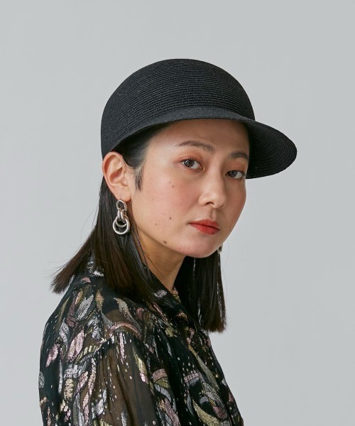 arth（アース）の「arth  Linen Braid Cap（キャップ・レディース・ライトブラウン/ブラック・FREE）」の3枚目の写真