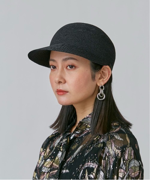 arth（アース）の「arth  Linen Braid Cap（キャップ・レディース・ライトブラウン/ブラック・FREE）」の4枚目の写真