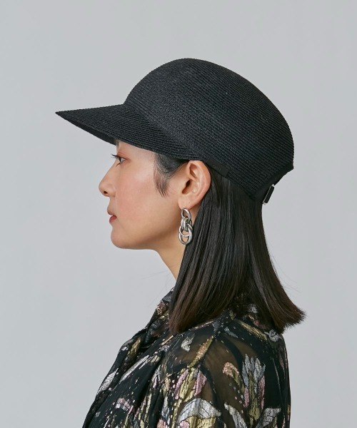 arth（アース）の「arth  Linen Braid Cap（キャップ・レディース・ライトブラウン/ブラック・FREE）」の5枚目の写真