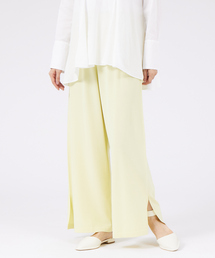 qualite | レーヨンストレッチサイドスリットニットパンツ(その他パンツ)