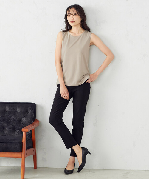 COMME CA ISM（コムサイズム）の「タンクトップ（タンクトップ・レディース・ホワイト/ベージュ/レッド/チャコール・MEDIUM/LARGE）」の15枚目の写真