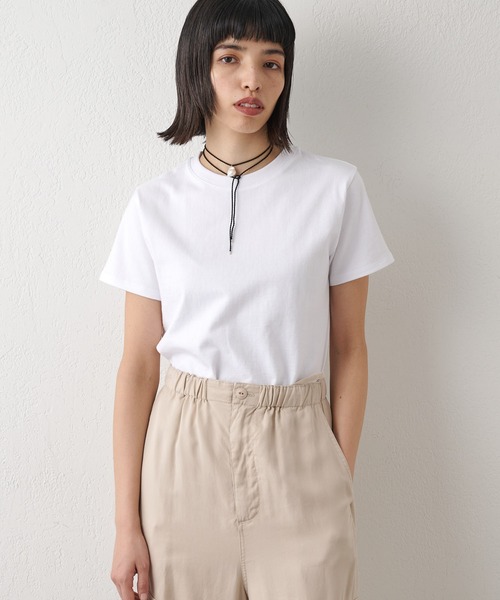 Whim Gazette(ウィムガゼット)の「【THE PAUSE】コットンパックT(2枚セット)(Tシャツ/カットソー・レディース・ホワイト/ブラック・FREE)」の17枚目の写真