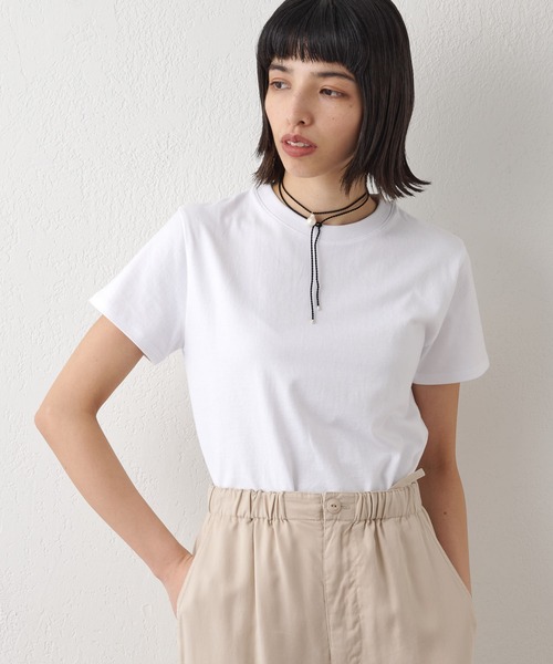Whim Gazette(ウィムガゼット)の「【THE PAUSE】コットンパックT(2枚セット)(Tシャツ/カットソー・レディース・ホワイト/ブラック・FREE)」の18枚目の写真
