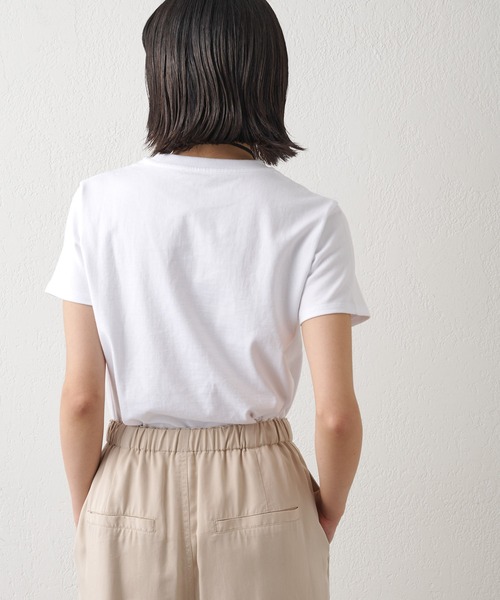 Whim Gazette(ウィムガゼット)の「【THE PAUSE】コットンパックT(2枚セット)(Tシャツ/カットソー・レディース・ホワイト/ブラック・FREE)」の20枚目の写真
