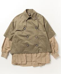 Risley | Risley(リズレー) Short trench layered ensemble/ショートトレンチ(トレンチコート)
