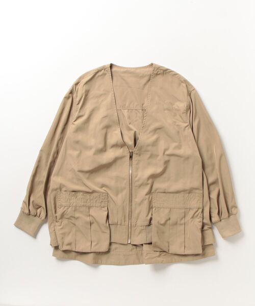 Risley(リズレー)の「Risley(リズレー) Short trench layered ensemble/ショートトレンチ(トレンチコート・レディース・グレー系その他3/カーキ・F)」の4枚目の写真