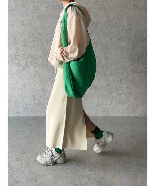 owndaily（オンデイリー）の「2wayストレッチタイトスカート（スカート・レディース・オレンジ/ブラック/グリーン/アイボリー/パープル・FREE）」の2枚目の写真