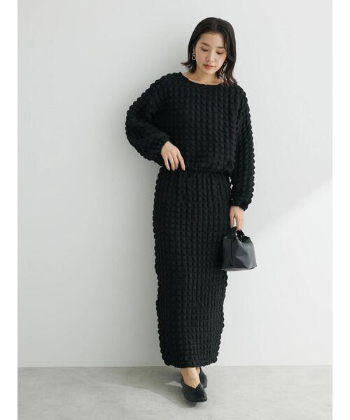 Sugar spoon（シュガースプーン）の「・SUGAR SPOON ポップコーンプルオーバー（Tシャツ/カットソー・レディース・ブルーグリーン/アイボリー/ブラック・FREE）」の4枚目の写真