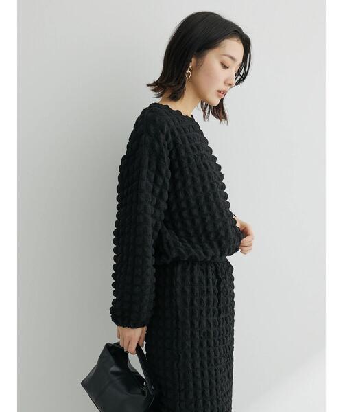 Sugar spoon（シュガースプーン）の「・SUGAR SPOON ポップコーンプルオーバー（Tシャツ/カットソー・レディース・ブルーグリーン/アイボリー/ブラック・FREE）」の7枚目の写真