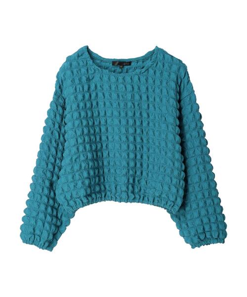 Sugar spoon（シュガースプーン）の「・SUGAR SPOON ポップコーンプルオーバー（Tシャツ/カットソー・レディース・ブルーグリーン/アイボリー/ブラック・FREE）」の17枚目の写真