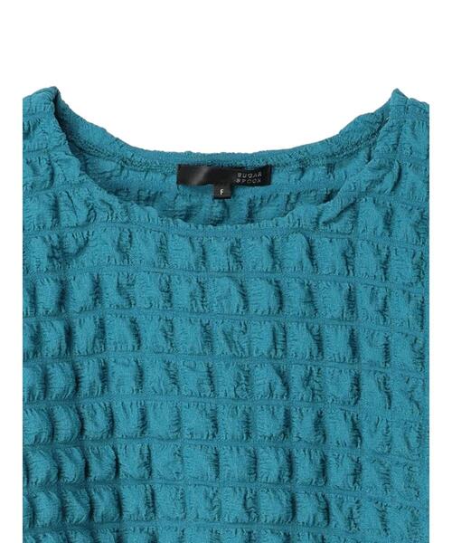 Sugar spoon（シュガースプーン）の「・SUGAR SPOON ポップコーンプルオーバー（Tシャツ/カットソー・レディース・ブルーグリーン/アイボリー/ブラック・FREE）」の19枚目の写真