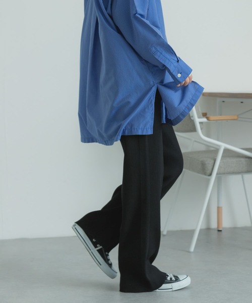 FORK&SPOON(フォークアンドスプーン)の「FORK&SPOON リブニットパンツ(その他パンツ・レディース・アイボリー/ブラウン系その他/ブラック・2/1)」の15枚目の写真