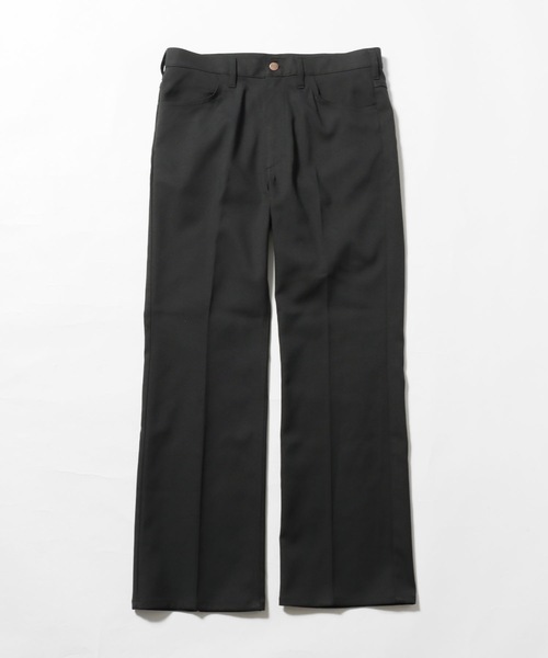 Wrangler ブラック ランチャーフレアパンツ　ドレスジーンズ　スラックス Wrangler スラックス 「Wrangler/ラングラー」ランチャードレス