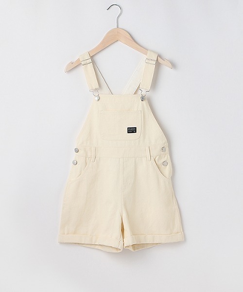 by LOVEiT（バイラビット）の「サロペット（サロペット/オーバーオール・キッズ・オフホワイト/ブラック・140cm/150cm/120cm/160cm/130cm）」の2枚目の写真