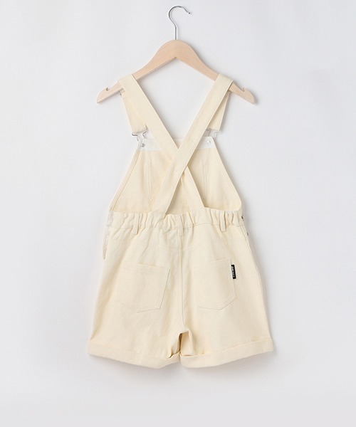 by LOVEiT（バイラビット）の「サロペット（サロペット/オーバーオール・キッズ・オフホワイト/ブラック・140cm/150cm/120cm/160cm/130cm）」の3枚目の写真