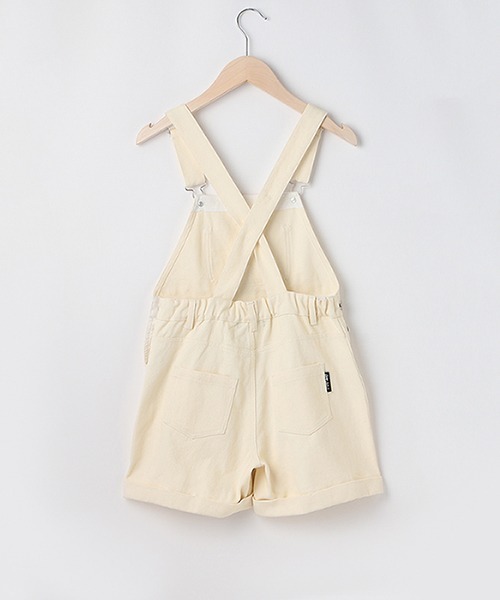 by LOVEiT（バイラビット）の「サロペット（サロペット/オーバーオール・キッズ・オフホワイト/ブラック・140cm/150cm/120cm/160cm/130cm）」の4枚目の写真