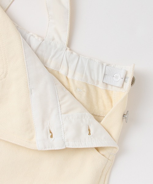 by LOVEiT（バイラビット）の「サロペット（サロペット/オーバーオール・キッズ・オフホワイト/ブラック・140cm/150cm/120cm/160cm/130cm）」の8枚目の写真