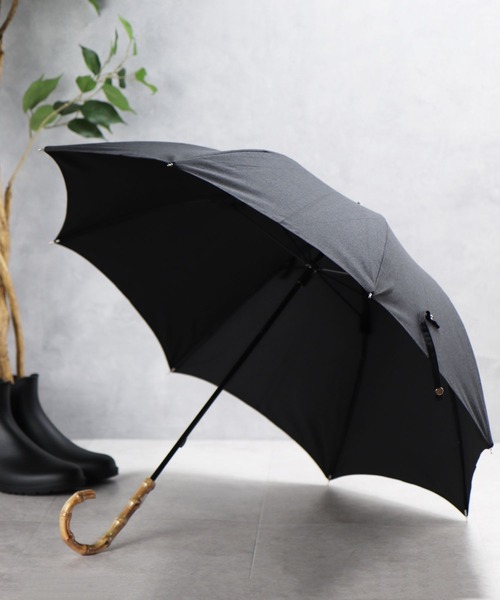 GLOBAL WORK（グローバルワーク）の「バンブー晴雨長傘/172221（長傘・レディース・その他/ブラック/ホワイト/ベージュ/ライトブルー/グレー・FREE）」の3枚目の写真