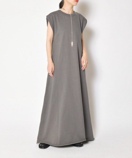 CITYSHOP（シティーショップ）の「DOZUME MAXI DRESS：ワンピース（ワンピース・レディース・ブラック/チャコールグレー・36/38）」の19枚目の写真