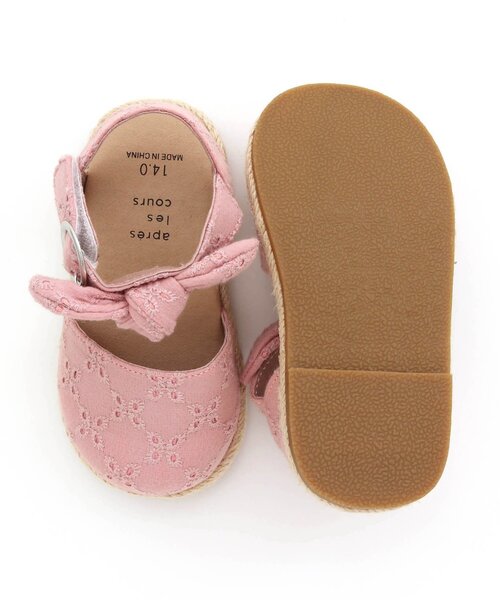 apres les cours（アプレレクール）の「リボンストラップサンダル（サンダル・キッズ・インディゴブルー/ピンク・14/18/15 /17/16/19）」の10枚目の写真