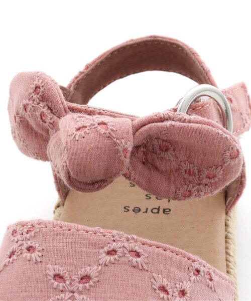 apres les cours（アプレレクール）の「リボンストラップサンダル（サンダル・キッズ・インディゴブルー/ピンク・14/18/15 /17/16/19）」の14枚目の写真