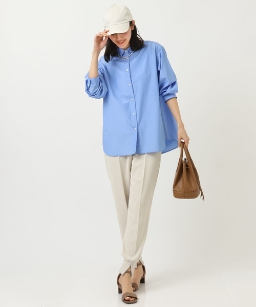 a.v.v(アーヴェヴェ)の「バックデザインシャツ(シャツ/ブラウス・レディース・ラベンダー/ライトブルー/ブルー/ライトパープル・36/38/40/34/42)」の5枚目の写真