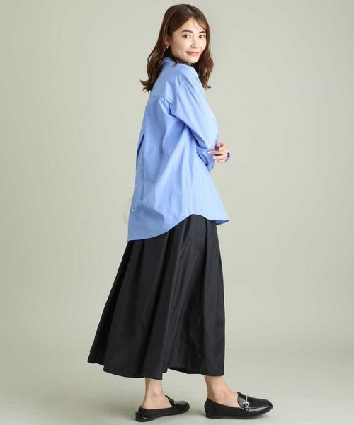 a.v.v(アーヴェヴェ)の「バックデザインシャツ(シャツ/ブラウス・レディース・ラベンダー/ライトブルー/ブルー/ライトパープル・36/38/40/34/42)」の8枚目の写真