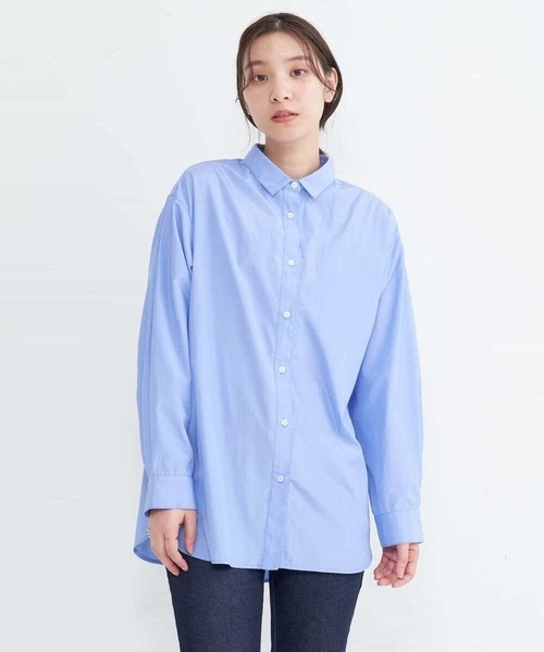 a.v.v(アーヴェヴェ)の「バックデザインシャツ(シャツ/ブラウス・レディース・ラベンダー/ライトブルー/ブルー/ライトパープル・36/38/40/34/42)」の22枚目の写真