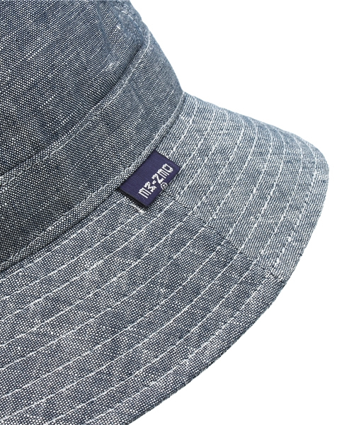 Denime（ドゥニーム）の「CHAMBRAY HAT/シャンブレーハット（ハット・メンズ・ライトインディゴブルー/インディゴブルー・FREE）」の13枚目の写真