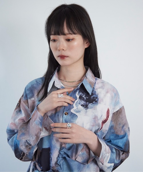 Y/lim(イリム)の「Y/lim ボリューム変形リング 【サイズ調節可能】(リング・レディース・シルバー/シルバー系2/シルバー系1・FREE)」の13枚目の写真