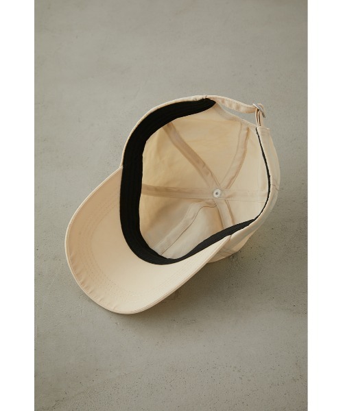 AZUL by moussy(アズールバイマウジー)の「WASHER MATERIAL LIGHT CAP/ウォッシャーマテリアルライトキャップ(キャップ・レディース・カーキ/アイボリー/ネイビー・FREE)」の7枚目の写真