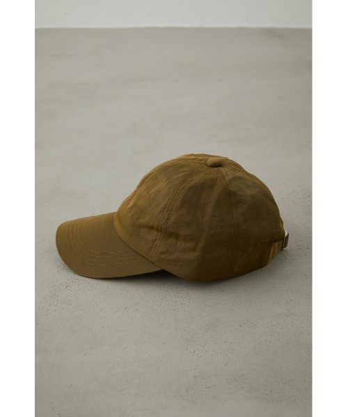AZUL by moussy(アズールバイマウジー)の「WASHER MATERIAL LIGHT CAP/ウォッシャーマテリアルライトキャップ(キャップ・レディース・カーキ/アイボリー/ネイビー・FREE)」の17枚目の写真