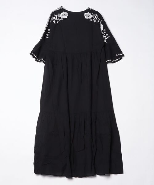 ne Quittez pas / ヌキテパ FLOWER EMBROIDERY DRESS/フラワーエン