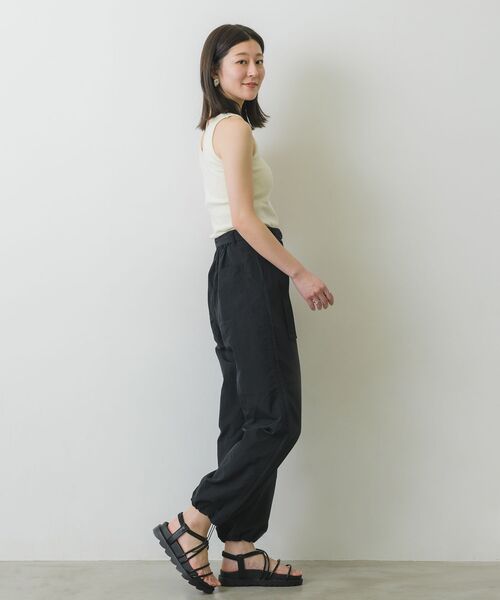 RETRO GIRL（レトロガール）の「カップ付きテレコタンク（タンクトップ・レディース・ブラック/ブルー/オフホワイト/ピンク・FREE）」の7枚目の写真