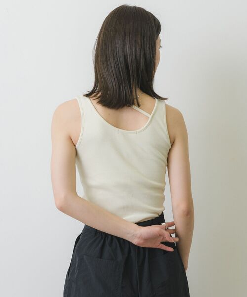 RETRO GIRL（レトロガール）の「カップ付きテレコタンク（タンクトップ・レディース・ブラック/ブルー/オフホワイト/ピンク・FREE）」の11枚目の写真