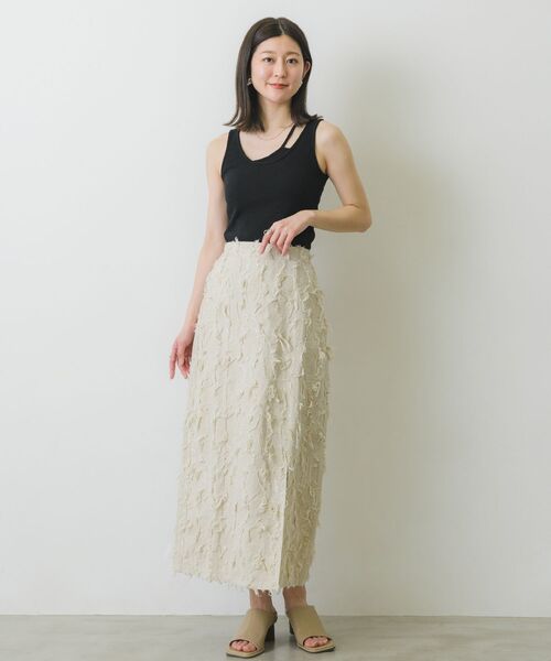 RETRO GIRL（レトロガール）の「カップ付きテレコタンク（タンクトップ・レディース・ブラック/ブルー/オフホワイト/ピンク・FREE）」の12枚目の写真