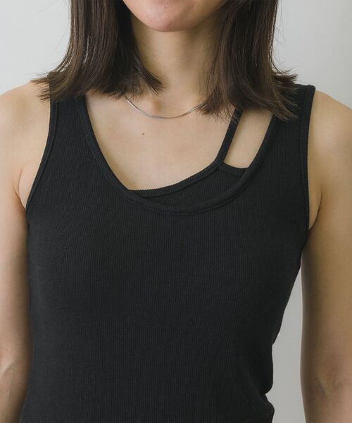 RETRO GIRL（レトロガール）の「カップ付きテレコタンク（タンクトップ・レディース・ブラック/ブルー/オフホワイト/ピンク・FREE）」の19枚目の写真