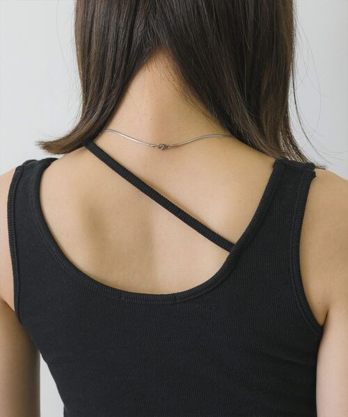 RETRO GIRL（レトロガール）の「カップ付きテレコタンク（タンクトップ・レディース・ブラック/ブルー/オフホワイト/ピンク・FREE）」の22枚目の写真