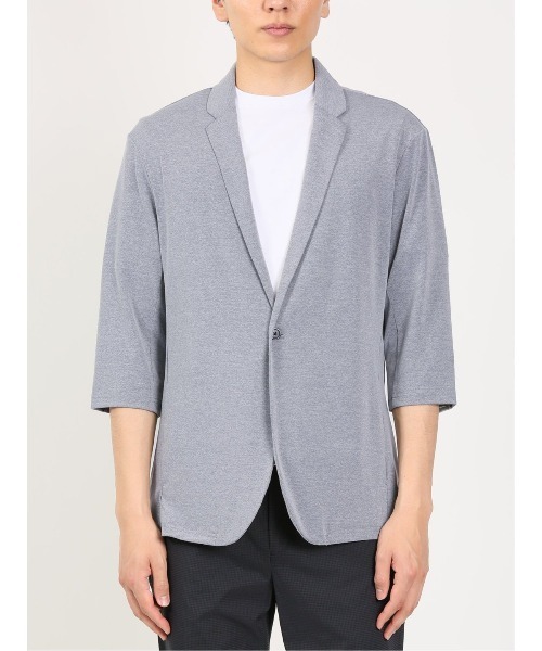 TAKA-Q（タカキュー）の「タカキュー 接触冷感 7分袖ラペル