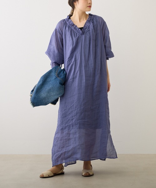 PUAL CE CIN（ピュアルセシン）の「【Du noir】ラミー2WAYワンピース（ワンピース・レディース・ブラック/ライトグレー/ブルー・FREE）」の7枚目の写真