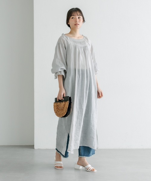 PUAL CE CIN（ピュアルセシン）の「【Du noir】ラミー2WAYワンピース（ワンピース・レディース・ブラック/ライトグレー/ブルー・FREE）」の5枚目の写真