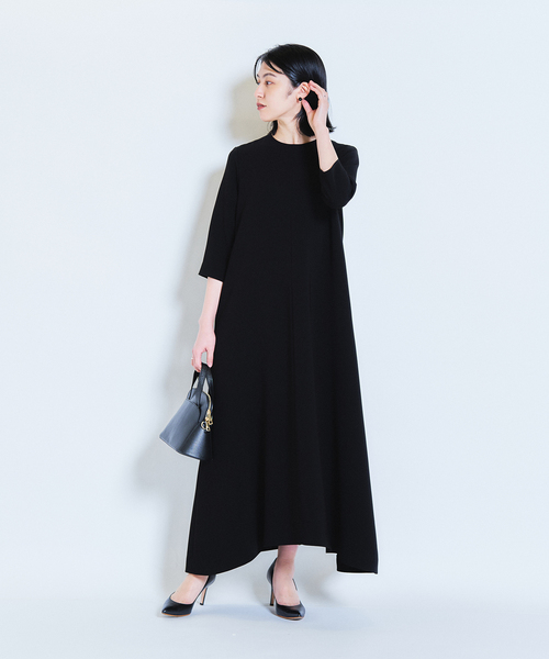 サンサンタ様【極美品】HARDY NOIR ボトルネックコクーンワンピ ゆったり サンサンタ様【極美品】HARDY NOIR ボトルネックコクーンワンピ