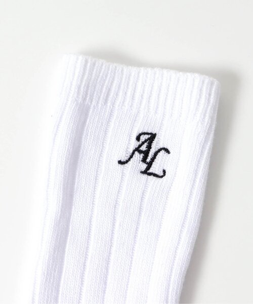 algy(アルジー)の「ALGYロゴロングルーズソックス(ソックス/靴下・キッズ・オフホワイト/ブラック・21/24)」の7枚目の写真