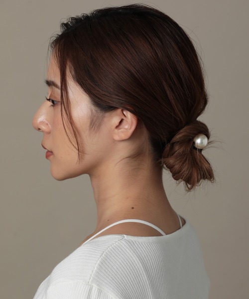 VATSURICA（バツリカ）の「〈VATSURICA〉バツリカ / パール ヘアゴム1（ヘアゴム・レディース・ホワイト・FREE）」の10枚目の写真